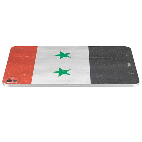 Syria Flag Distressed iPad Pro 13in M4 (2024) Skin